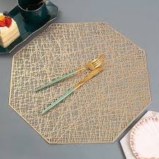 Octagon dining table mat